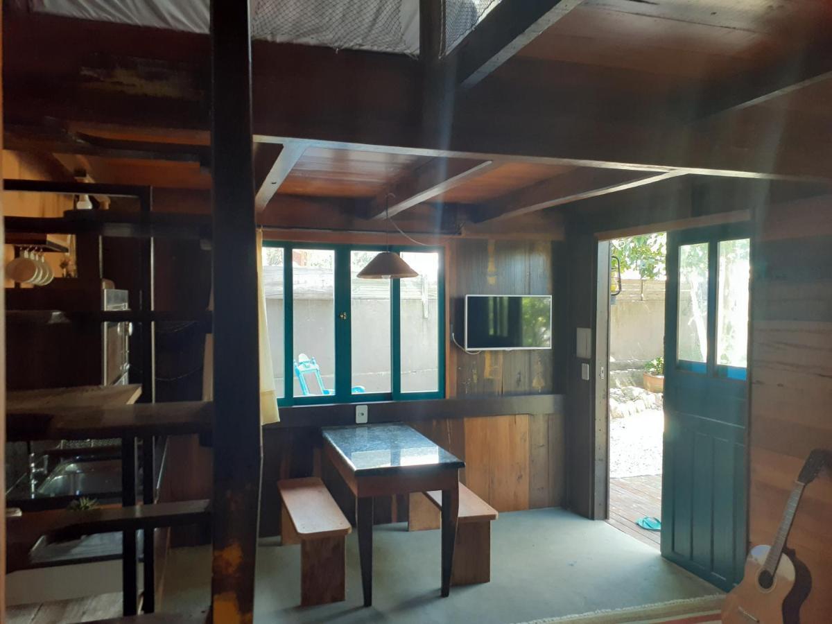 Jabuticasa Cabana De Madeira Na Praia Penha  Luaran gambar